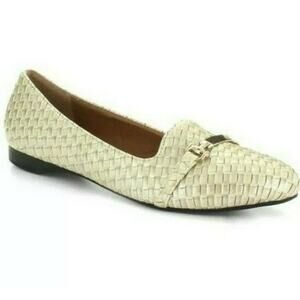 Seven7 Cream Woven Loafers